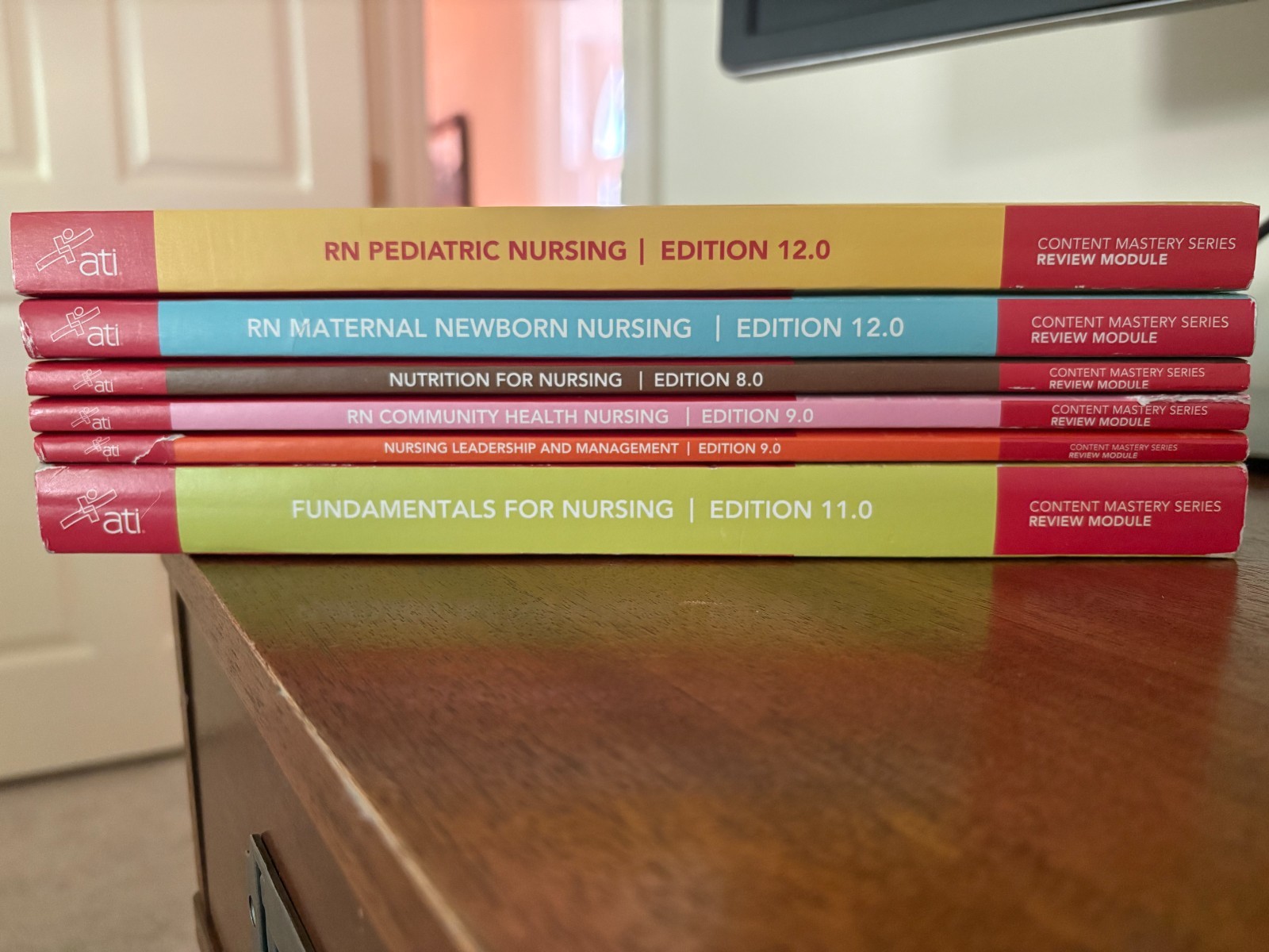 Lot of 6 ATI Nursing Content Mastery Series~Review Modules for RN – 2023