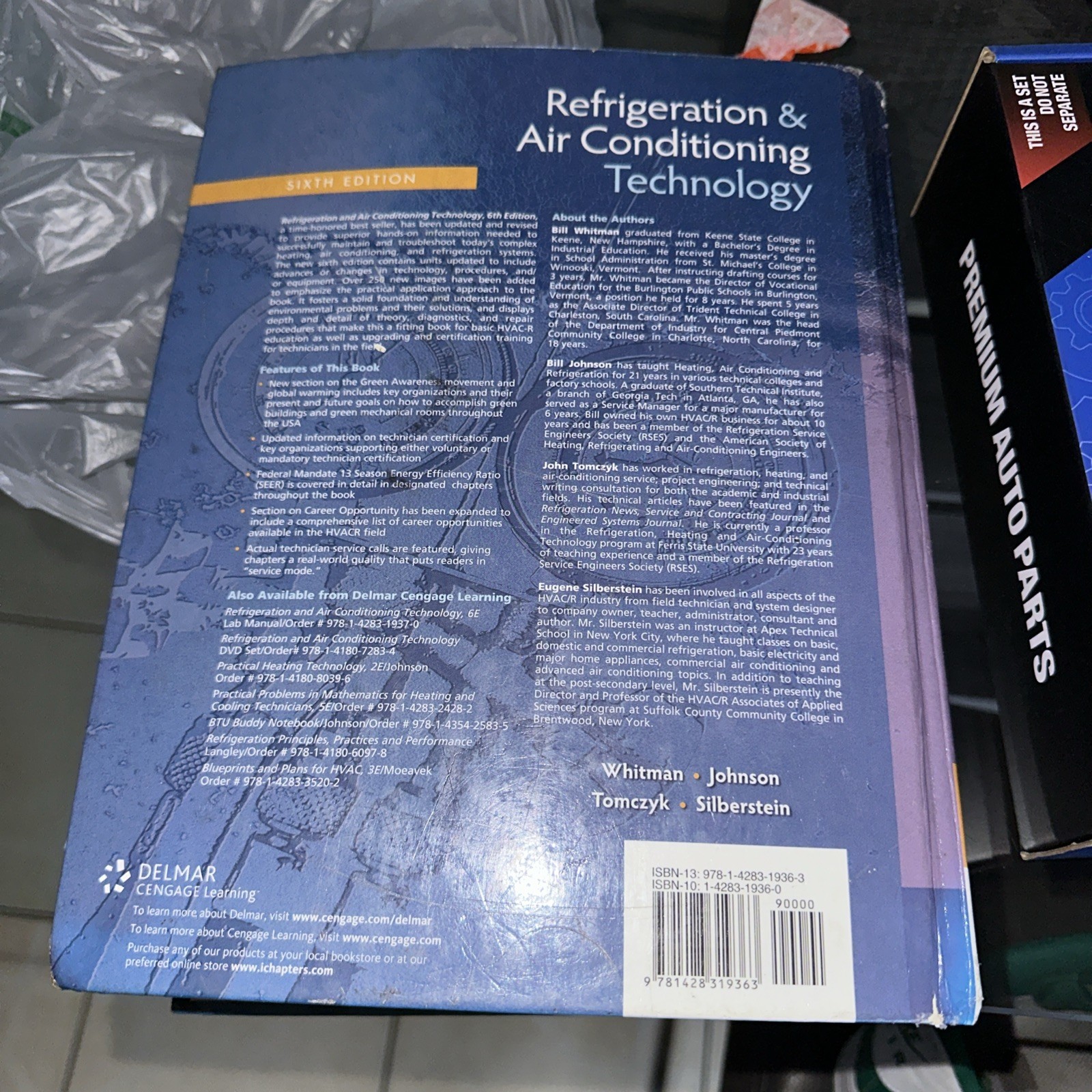 Refrigeration And Air Conditioning Technology – by Tomczyk