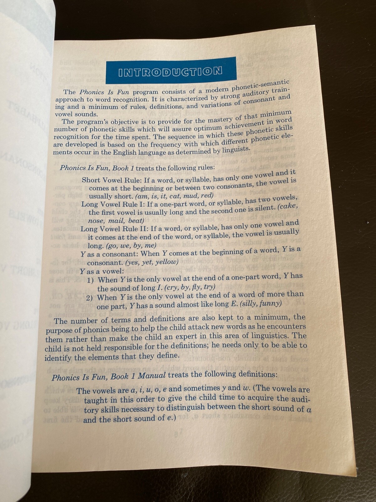Vintage 1971 Phonics is Fun Book 1 ~ Teacher’s Manual & Answer Key