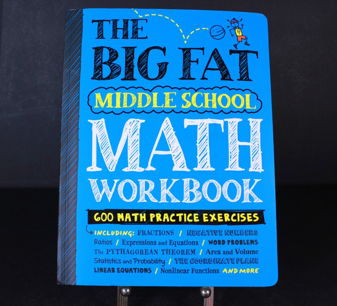 The Big Fat Math Book Middle School 600 Math Practice Exercises (Un Used)