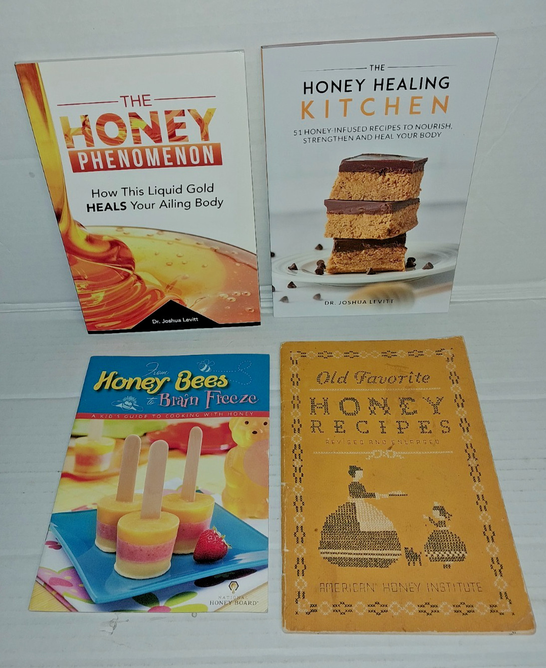Lot 4 Honey books cookbooks Phenomenon Healing Kitchen recipes