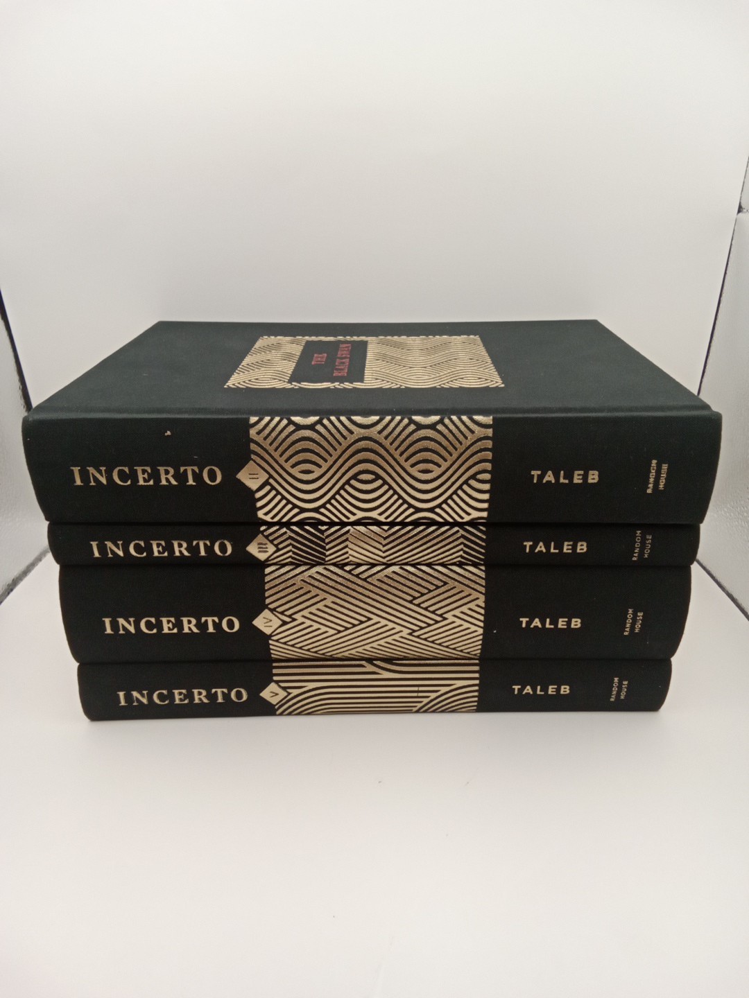 4 Book Bundle Incerto 2-5 The Black Swan Skin In The Game Antifragile Etc.