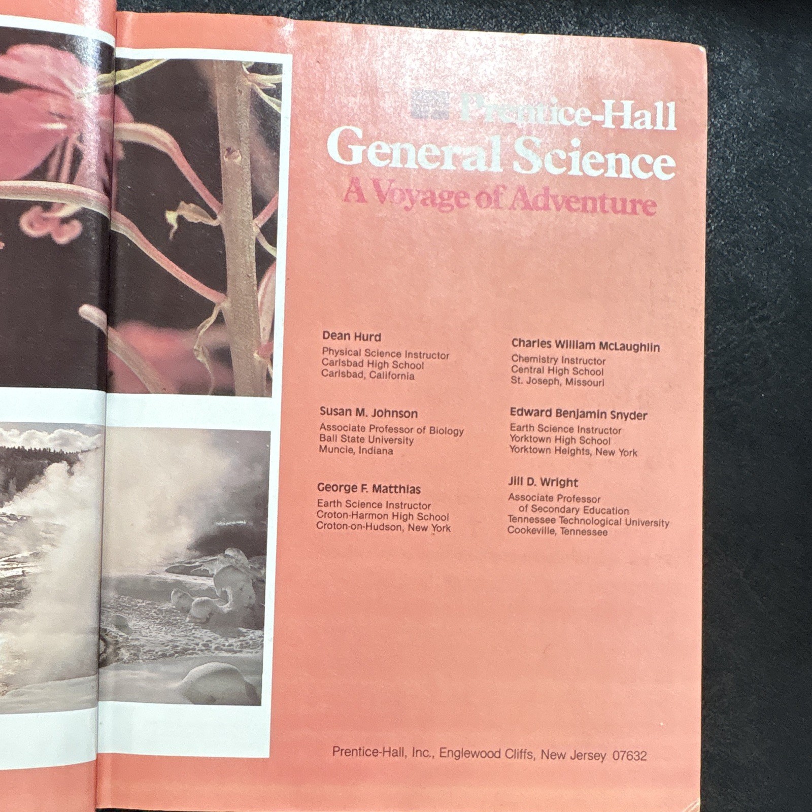 Prentice-Hall General Science: A Voyage of Adventure Hardcover 1986 Textbook