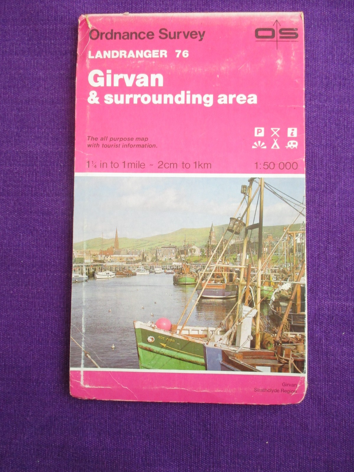 Girvan, Ballantrae & Barrhill – OS map sheet 76 – Ordnance Survey Landranger 2cm