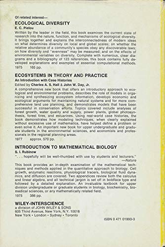 Mathematical Ecology – GOOD