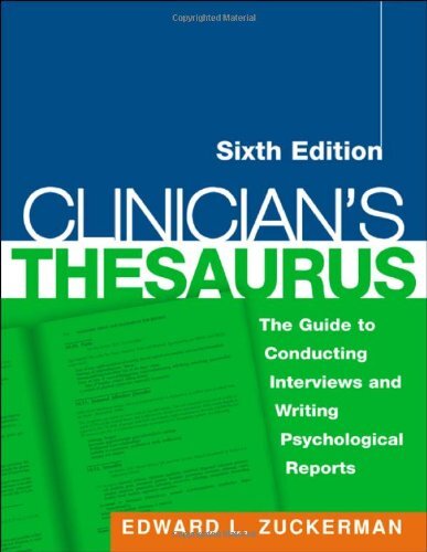 Clinician’s Thesaurus, 8th Edition:…, Zuckerman, Edwa