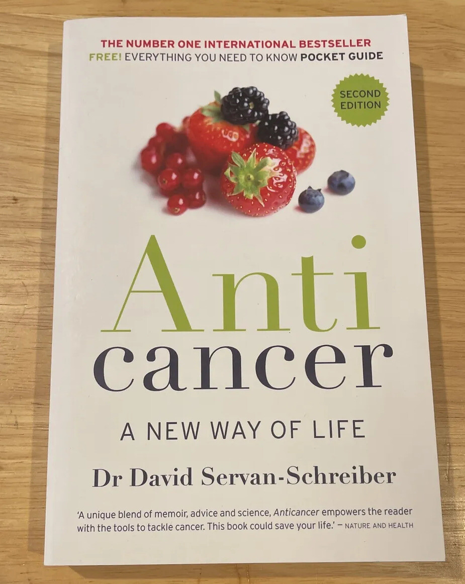 Anticancer: A New Way of Life David Servan-Schreiber PB Book + Pocket Guide