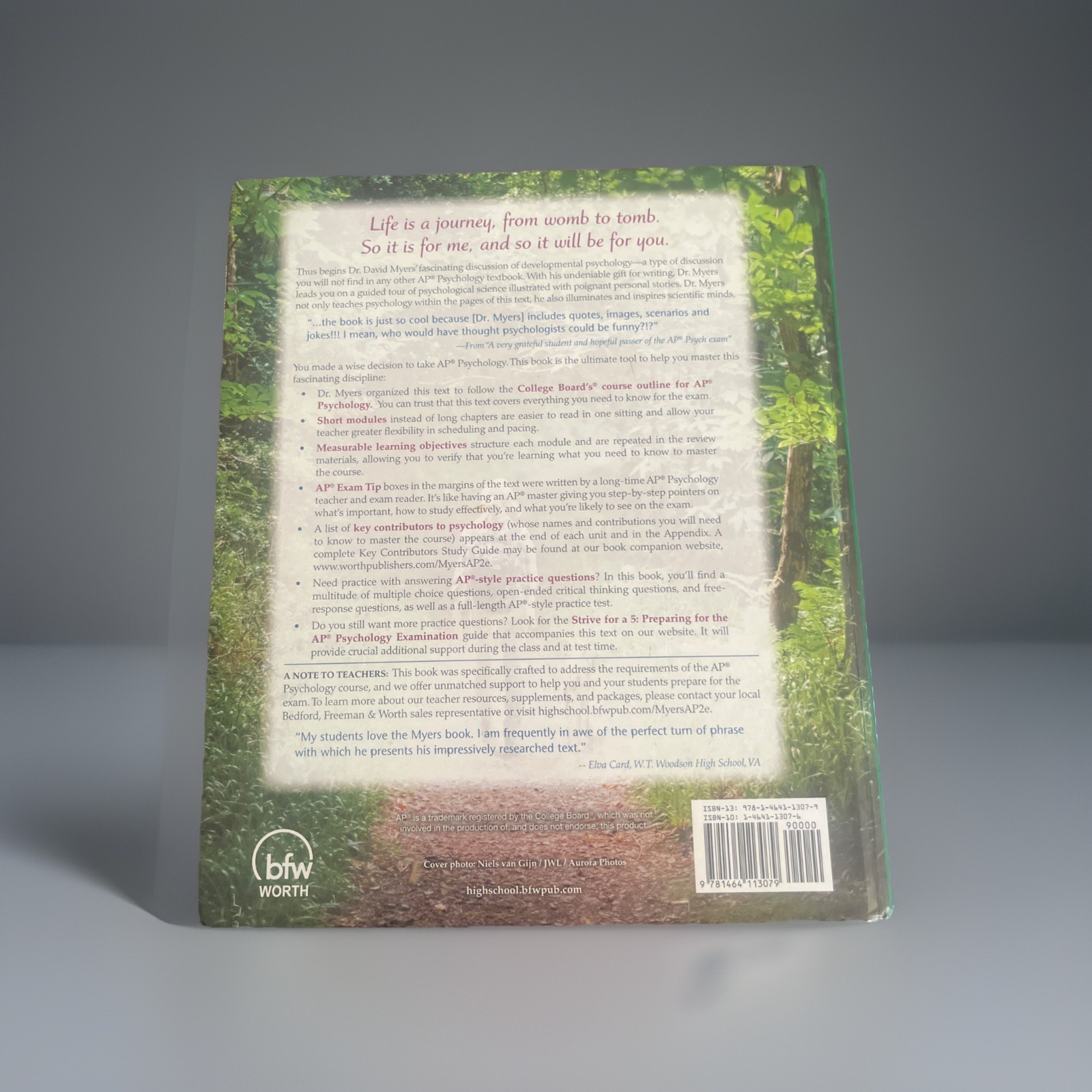 Myers’ Psychology for AP 2nd Edition Textbook – brand new