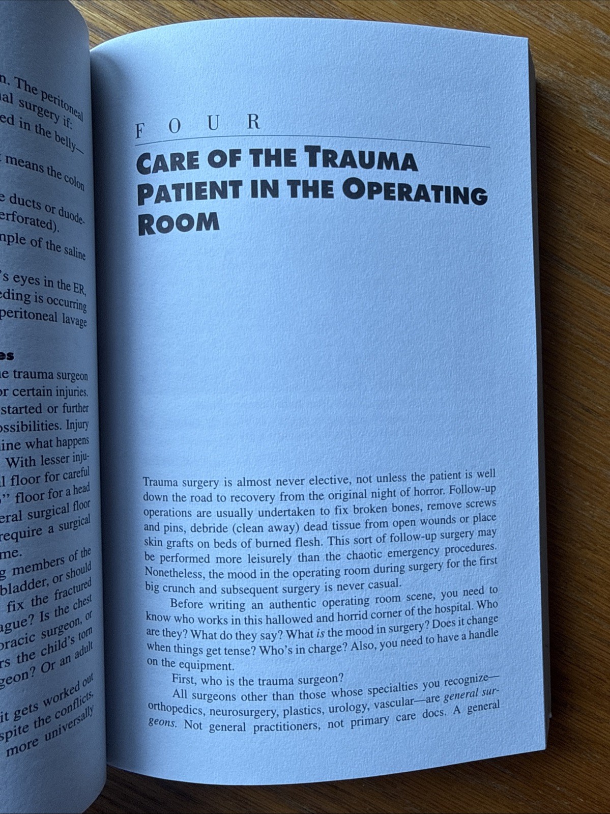 Body Trauma : A Writers Guide to Wounds , Page, David W Inscribed Signed PB 1996