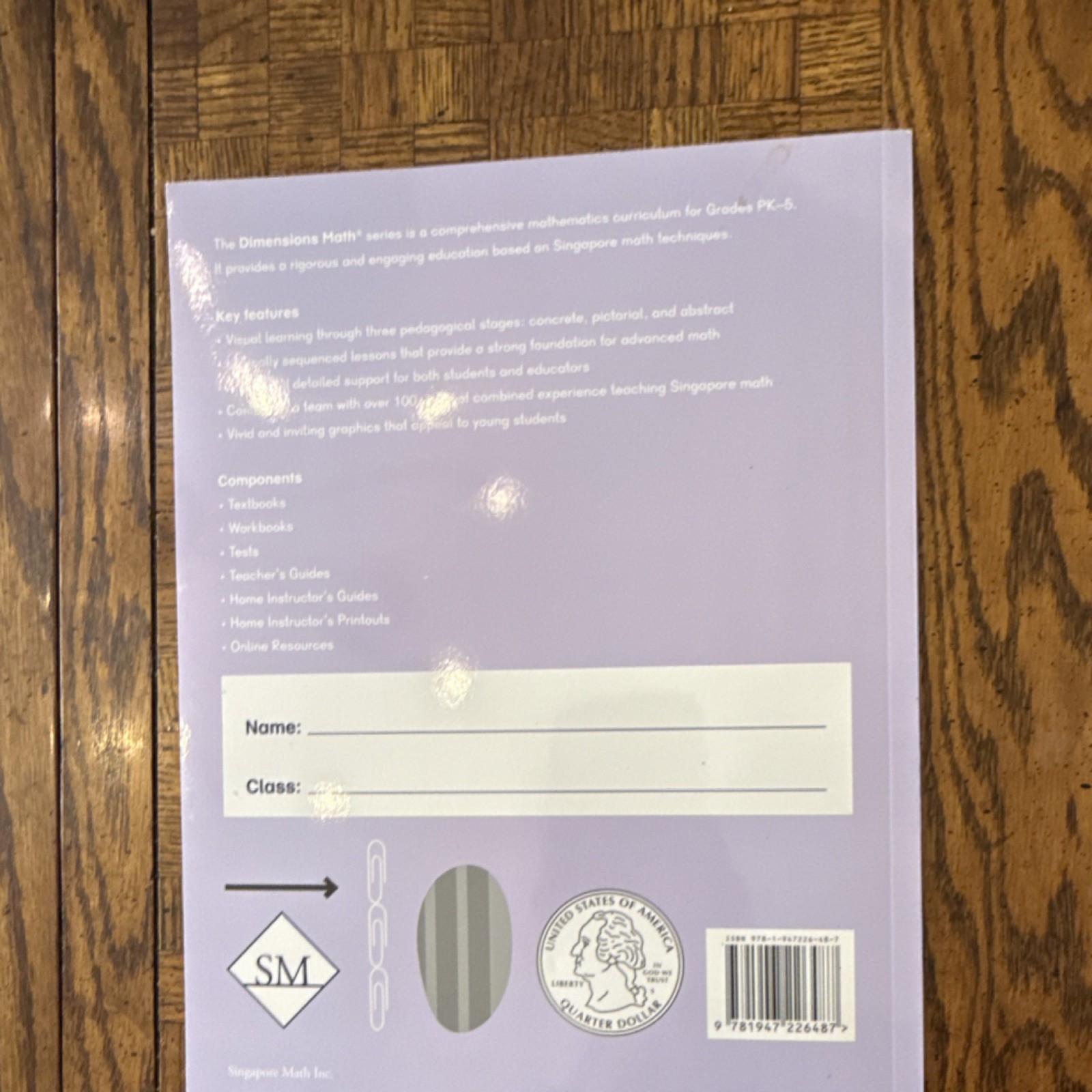 Singapore Math Inc. Dimensions Math Tests 1B Study Guide Elementary School
