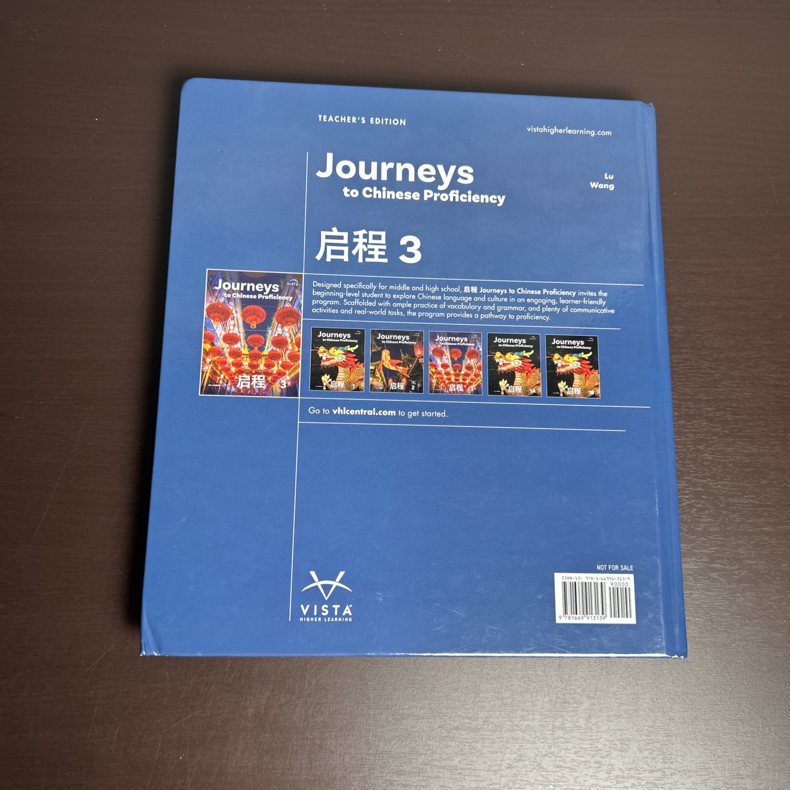 Journeys to Chinese Proficiency 3 Vista Higher Learning Teacher’s Ed 2025 HC NEW
