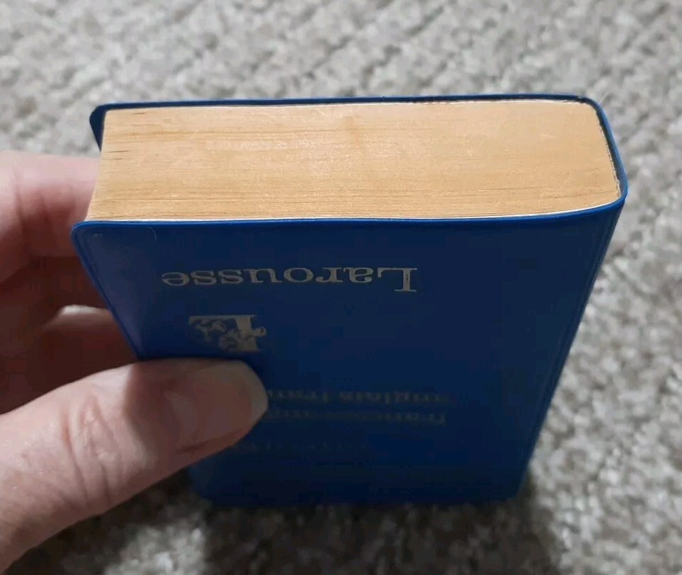 Larousse Dictionnaire Europa FRENCH-ENGLISH Pocket Dictionary 1962 Vintage 3″x4″