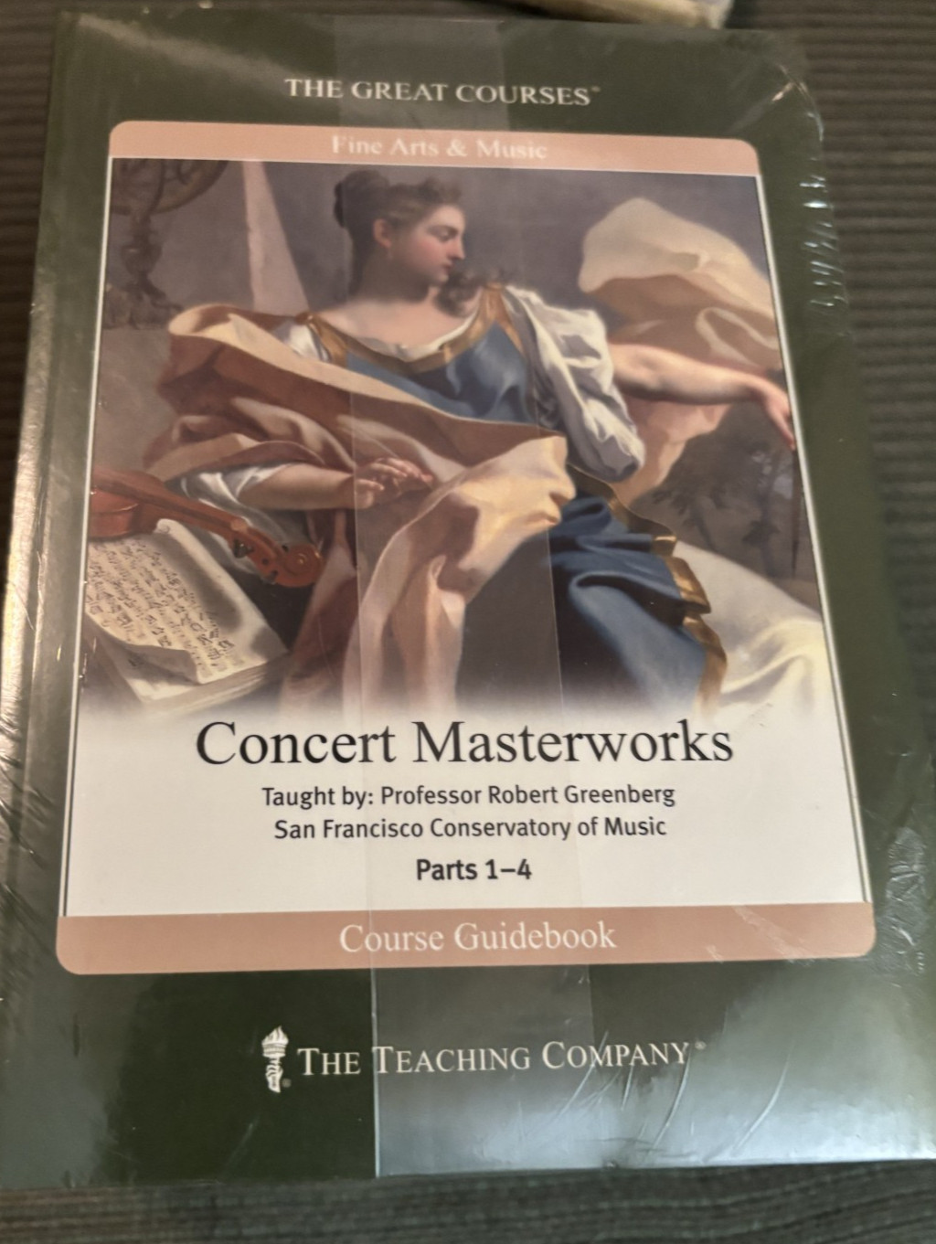 New, Sealed The Great Courses: Concert Masterworks (CD/Guidebook) box set