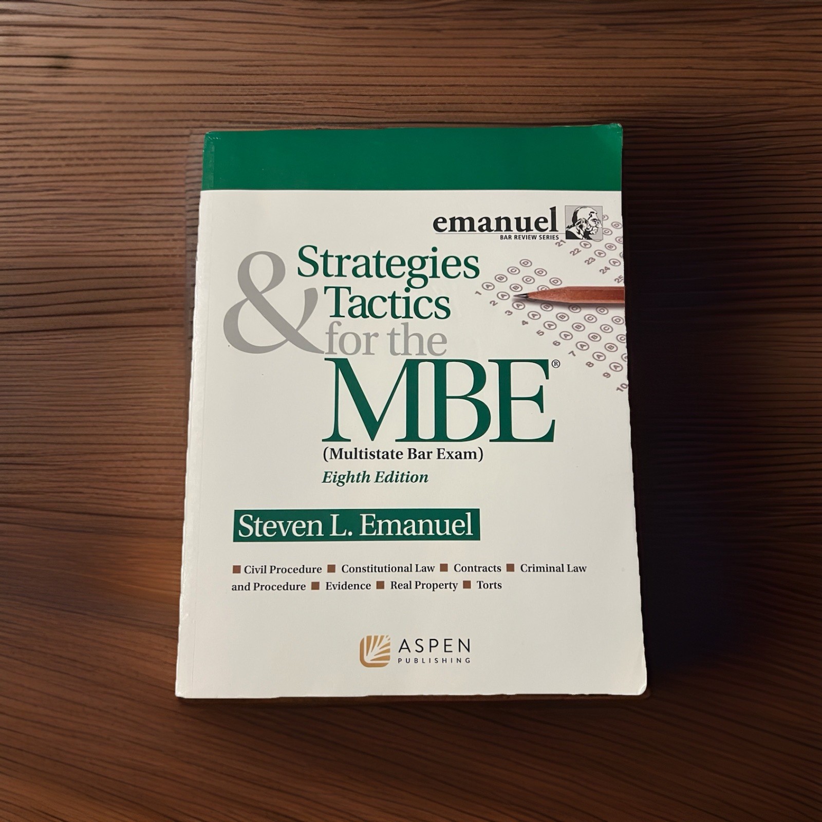 Strategies & Tactics for the MBE – Emanuel Bar Review *Pre-Owned