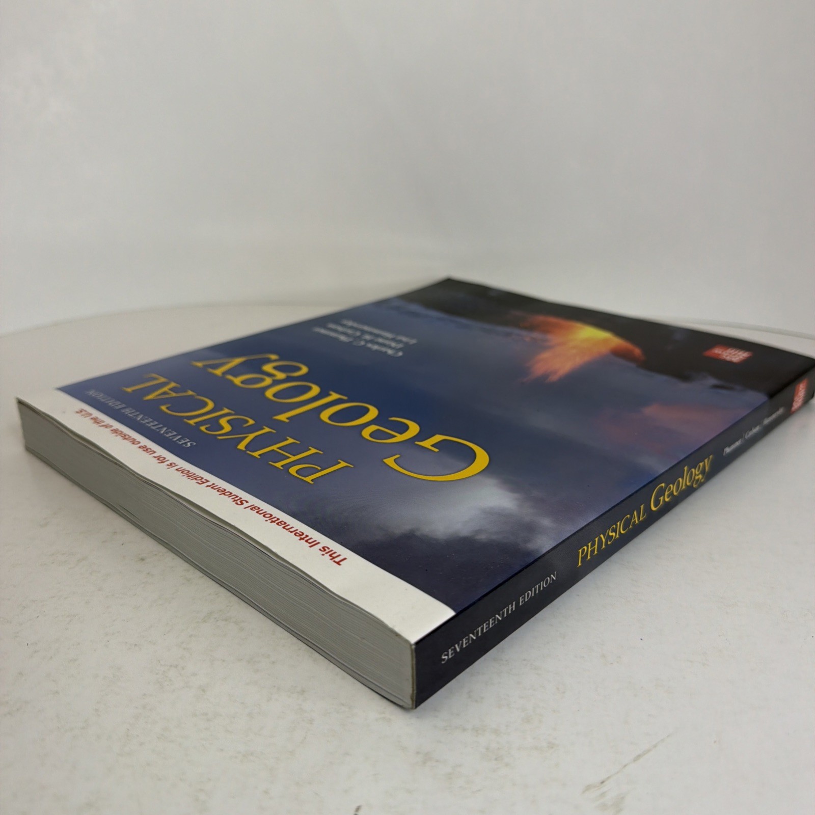 Physical Geology 17th Edition International Student Edition 2022 Paperback