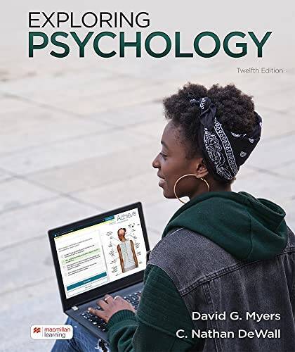 Exploring Psychology – Paperback By Myers, David G – GOOD