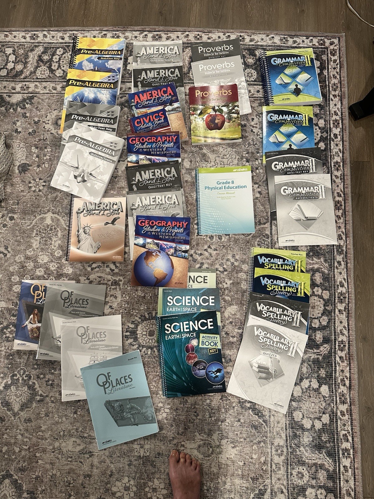 Abeka 8th Grade curriculum Teacher/Student Kit