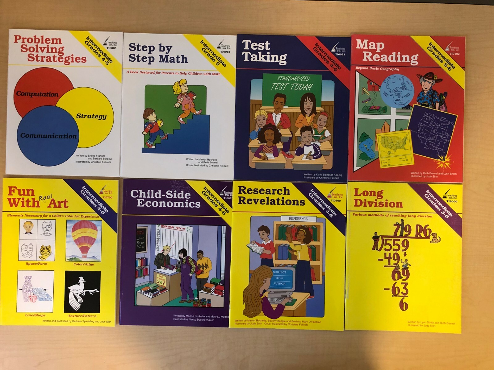 Lot of 8 NEW Workbooks – 4th & 5th Grade – Homeschool Set by Teaching Ink