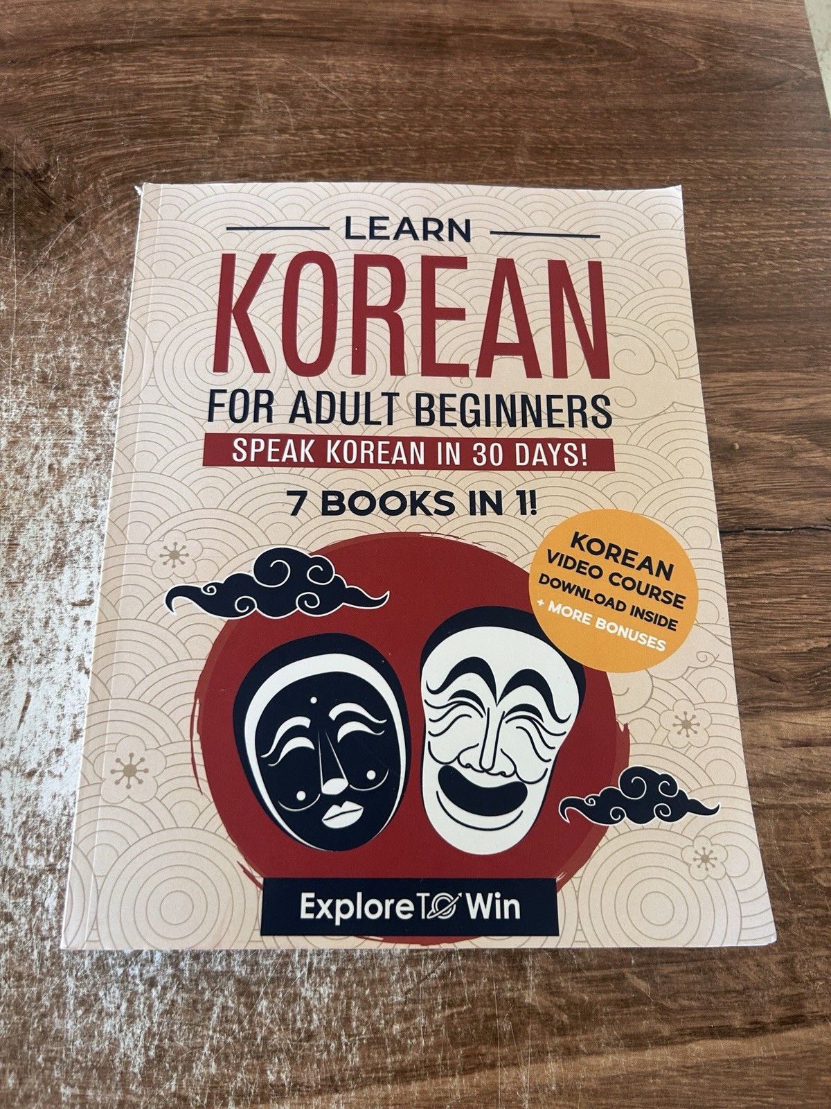 Learn Korean: For Adult Beginners. 7 books in 1. Explore to Win. Paperback
