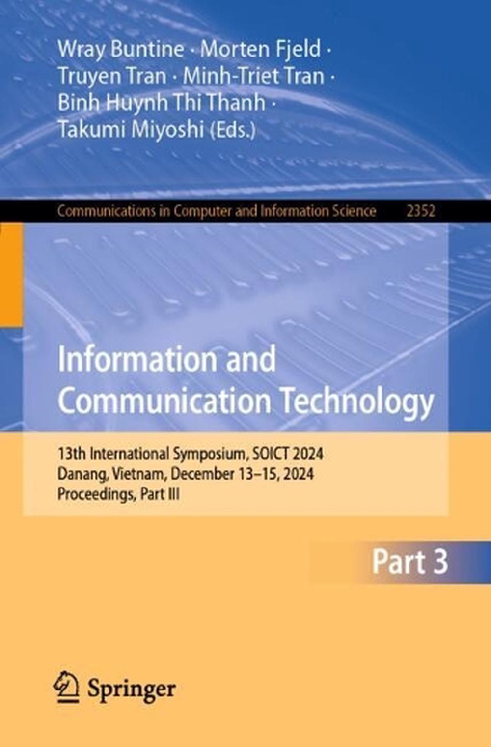 Information and Communication Technology: 13th International Symposium, SOICT 20