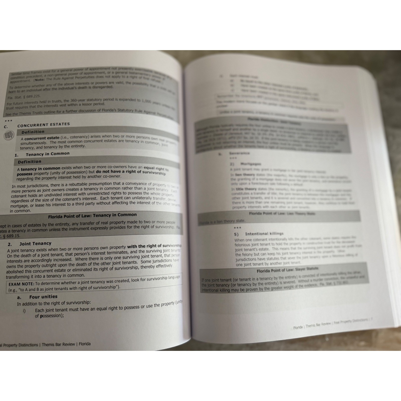 Themis Florida Outlines Volume Two 2025-2026 Edition Bar Review Law Book