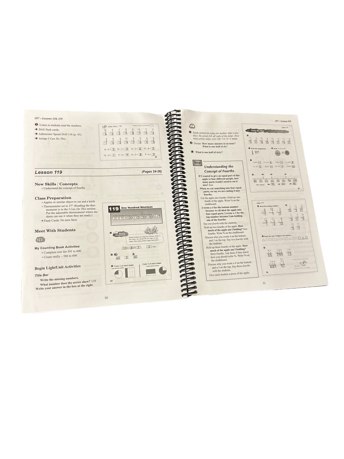 Mathematics 1 Teacher’s Guide 106–110 – Christian Light Education – CLE – Spiral