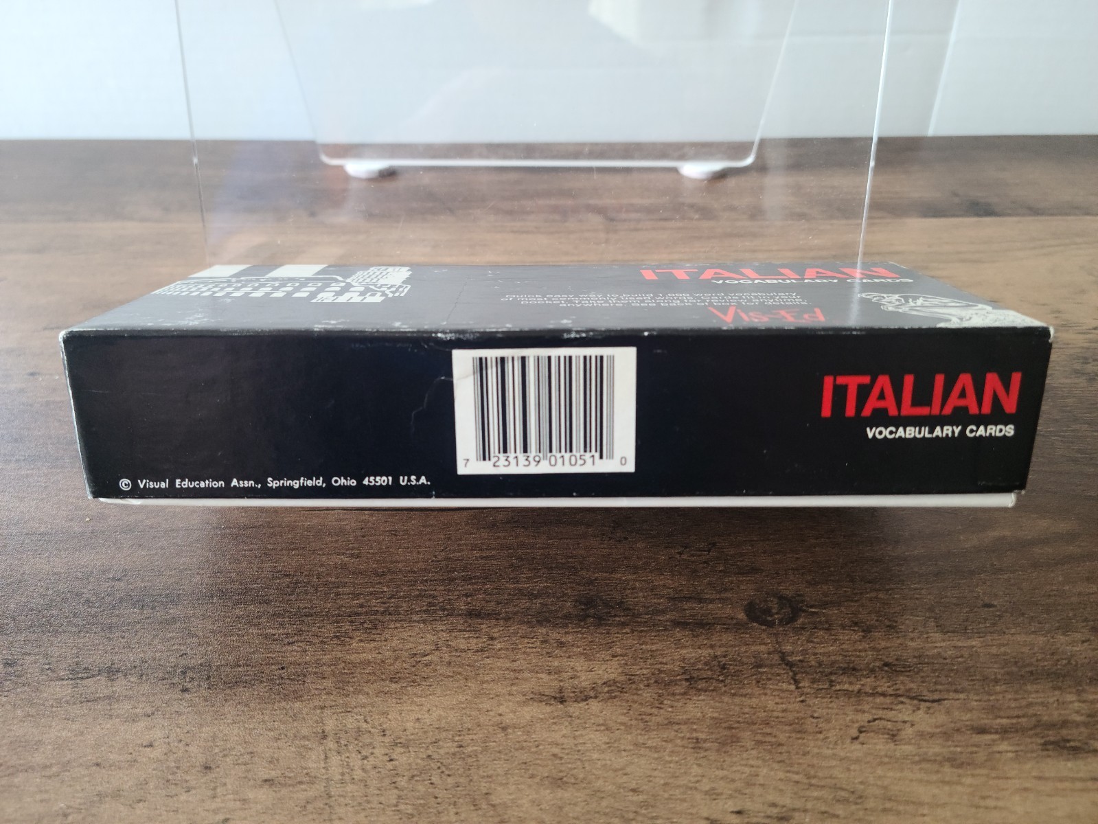 Vis Ed Italian Vocabulary Cards Academic Study Set Language Learning Flashcards