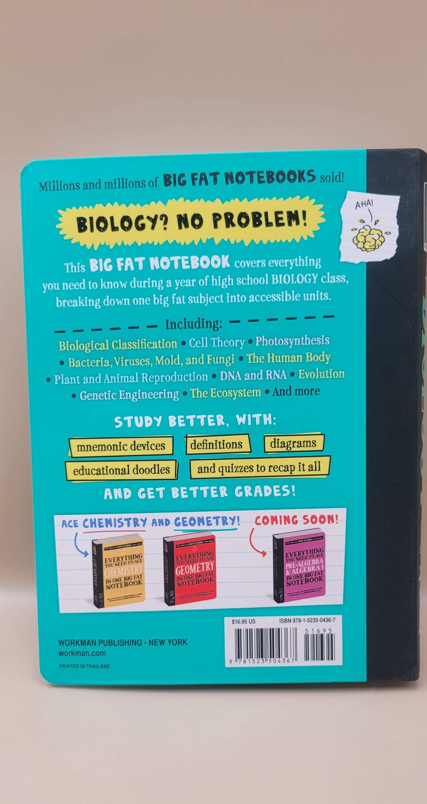 Everything You Need to Ace Biology High School Study Guide Big Fat Notebook