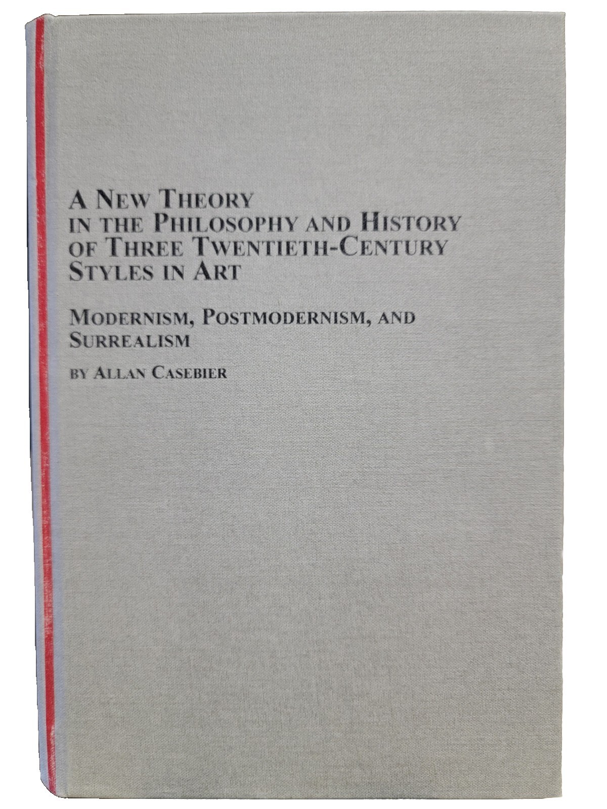 A New Theory in the Philosophy & History of Three 20th Century Styles in Art
