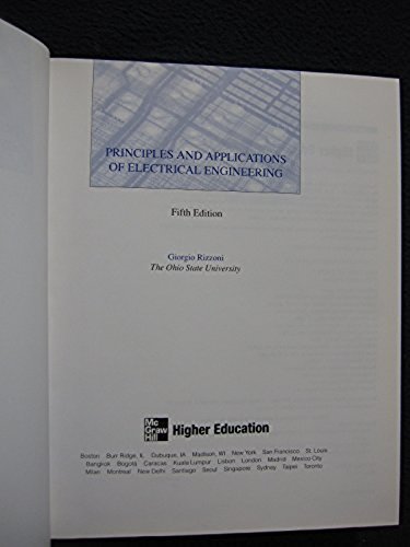 Principles and Applications of Electrical Engineering [Dec 13, 2005] Rizzoni, ..