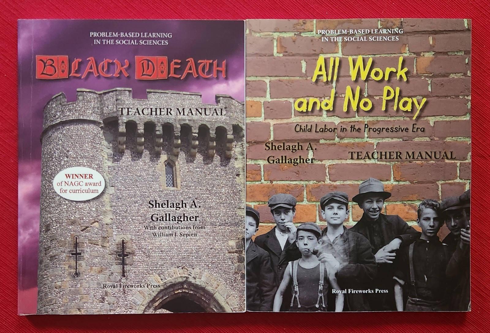 Lot of 2 Royal Fireworks Press S Gallagher All Work No Play & Black Death + Disc