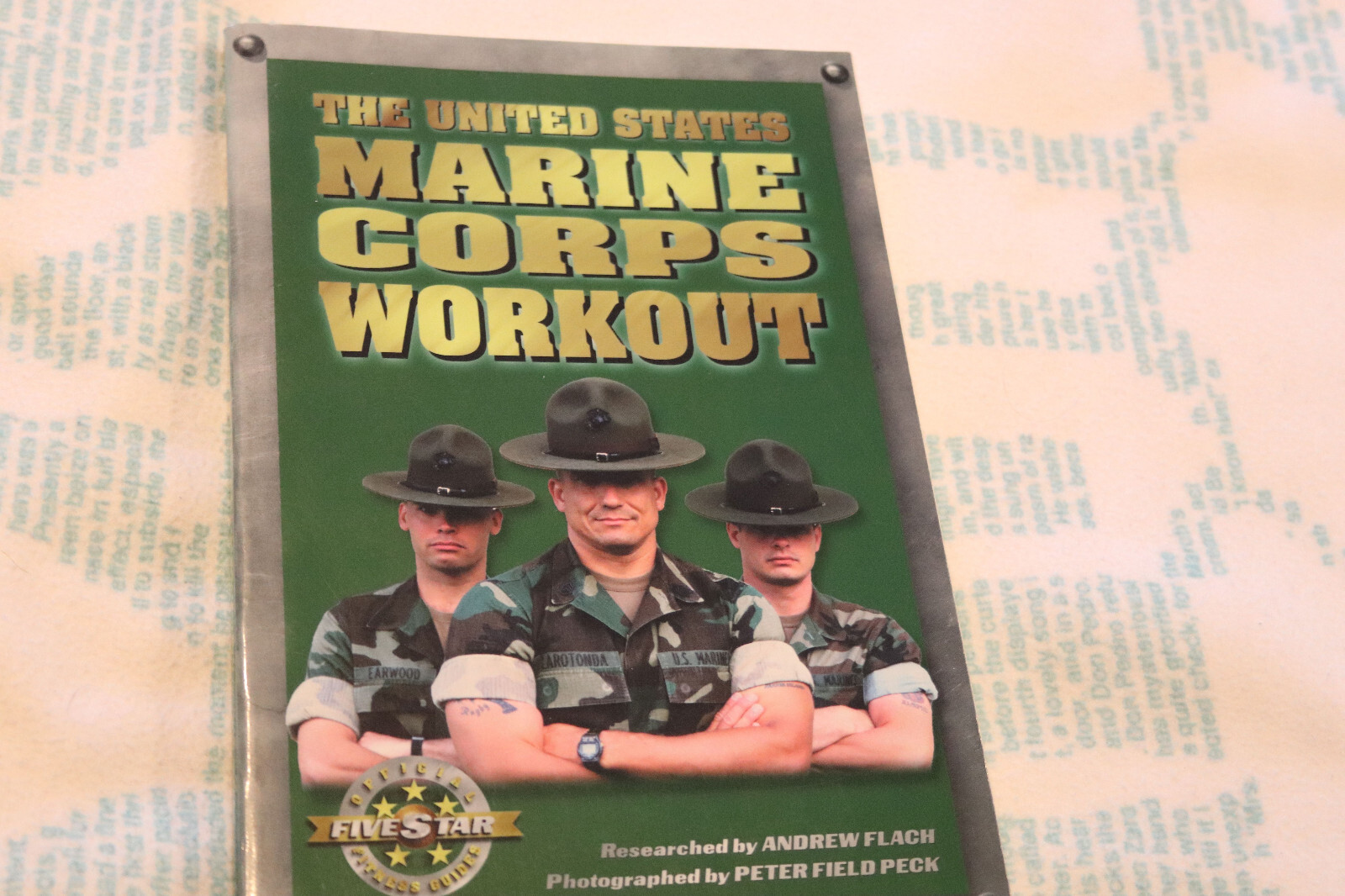 The United States Marine Corps Workout by Andrew Flach: 5 Star Fitness 1999 New