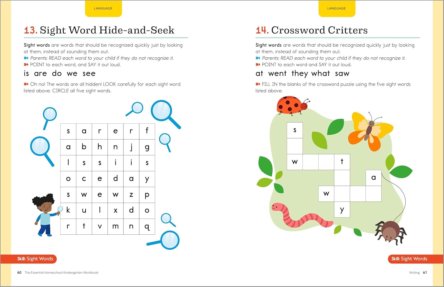 The Essential Homeschool Kindergarten Workbook: 135 Fun Curriculum-Based Activi