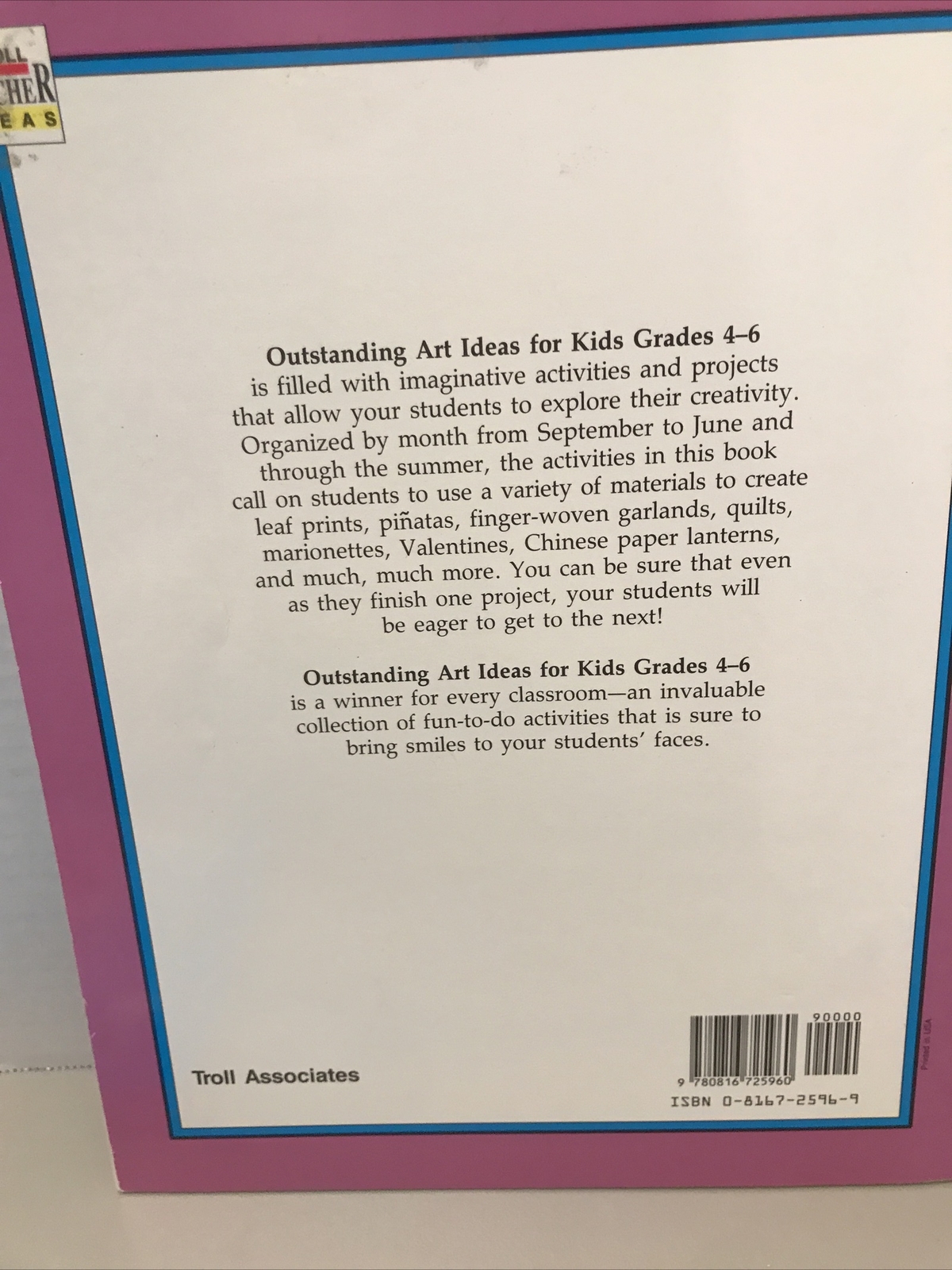 (Lot of 2) Outstanding Art Ideas for Kids Grades 4-6 & Penny Pitching Art