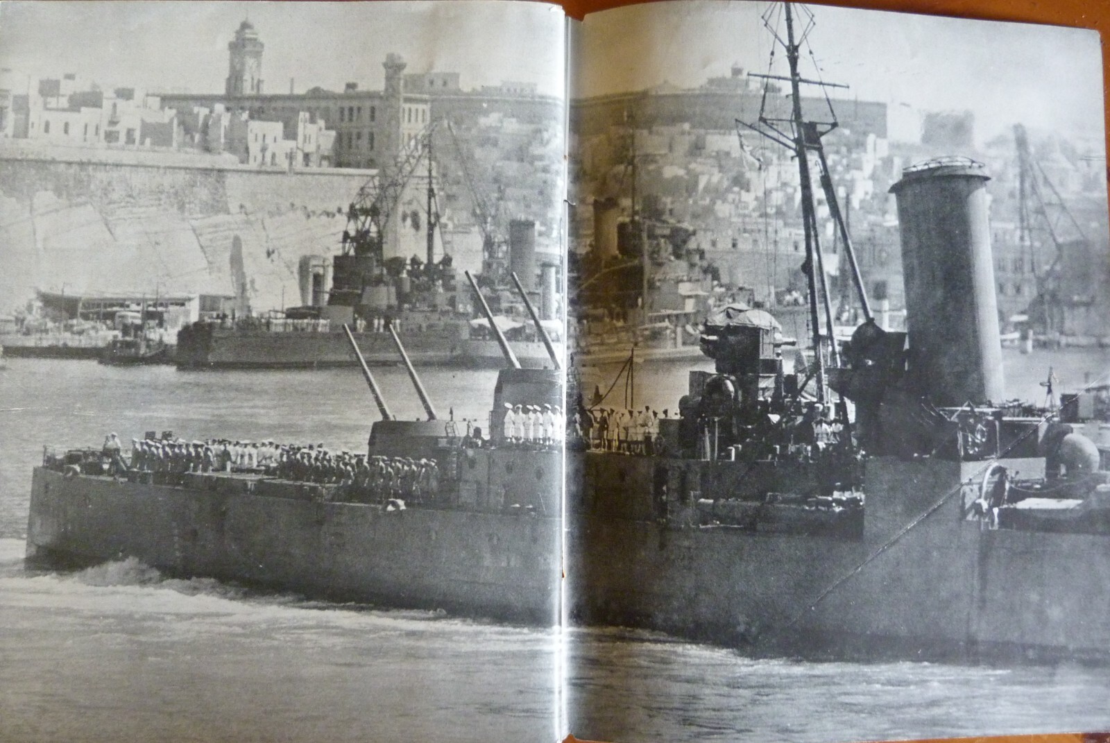 MEDITERRANEAN FLEET GREECE TO TRIPOLI MILITARY / NAVAL BOOK PUBLISHED 1944