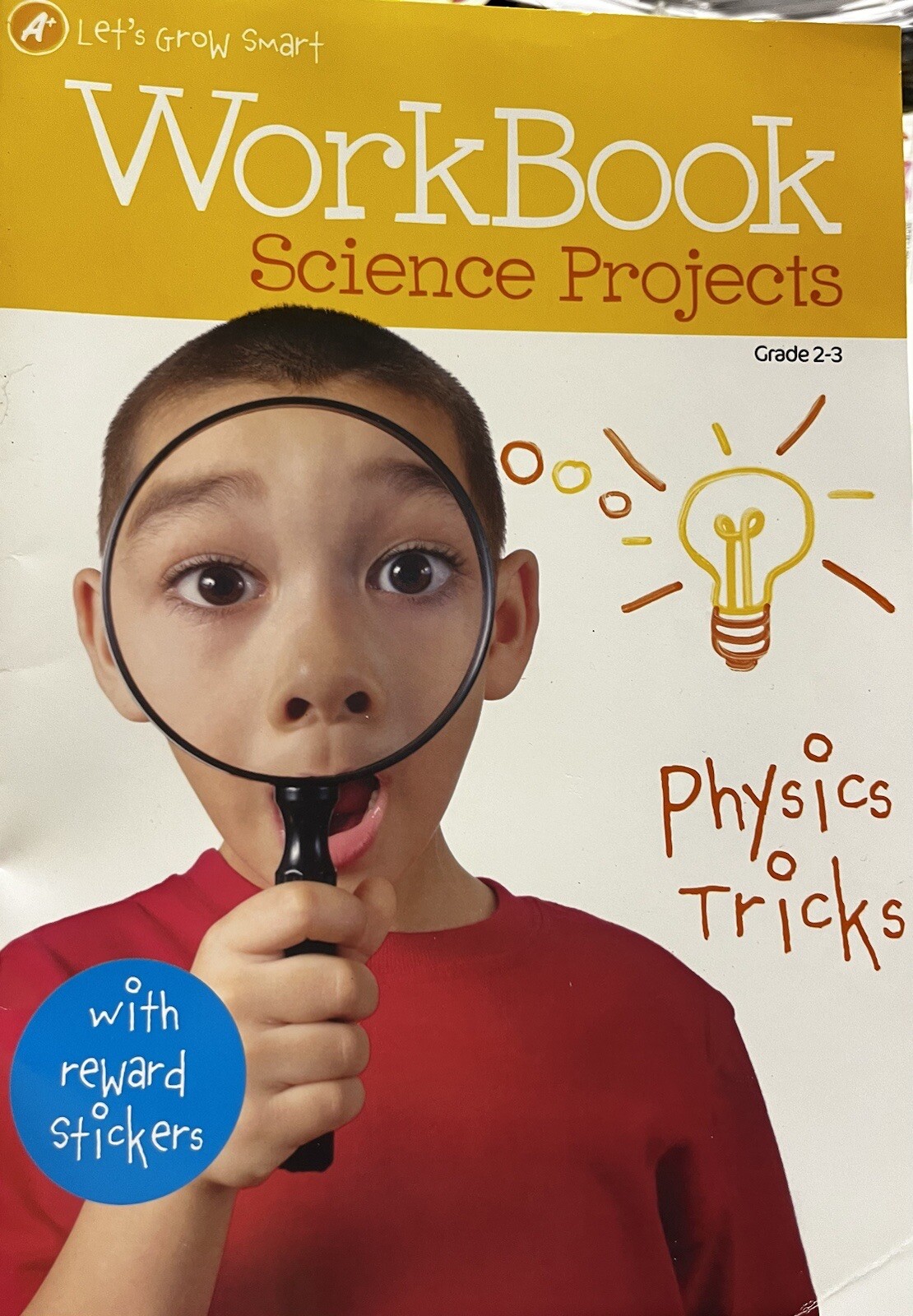 Workbook Science Projects Grade 2-3, 32 Pages With Stickers