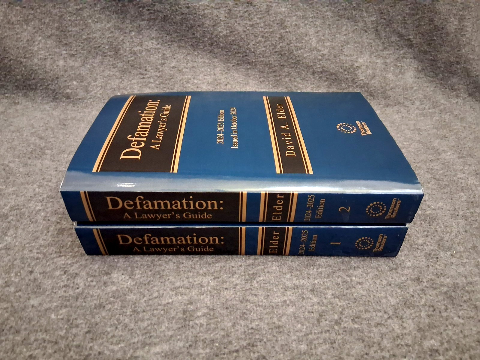 Defamation: A Lawyer’s Guide 2024-2025 Edition (David A. Elder) THOMSON REUTERS