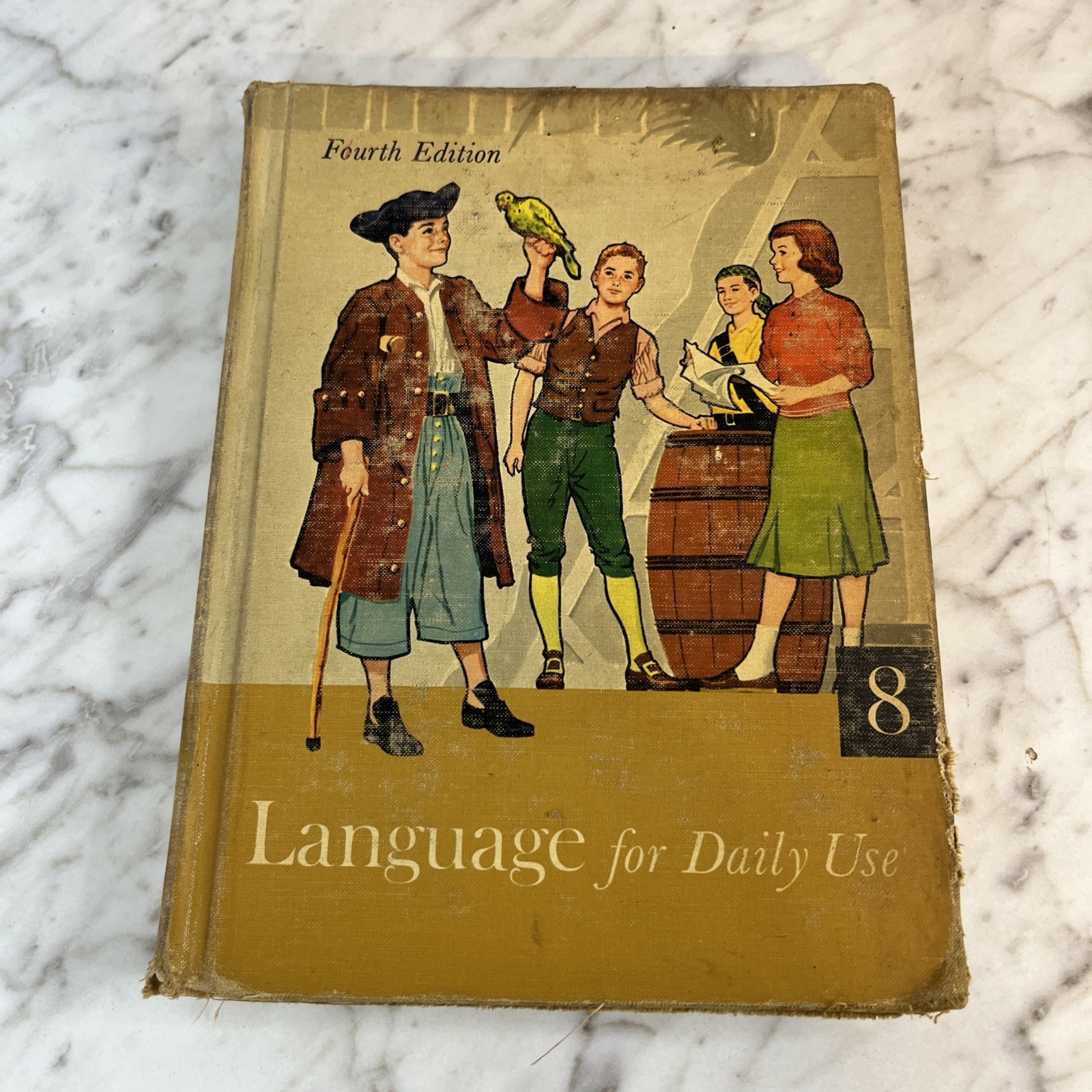 Language For Daily Use Fourth Edition School Book Grade 8 Vintage 1959