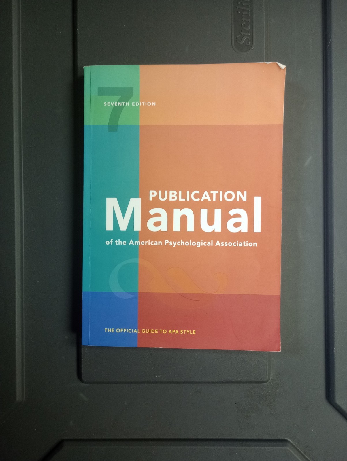 Publication Manual (OFFICIAL) 7th Edition of the American Psychological…