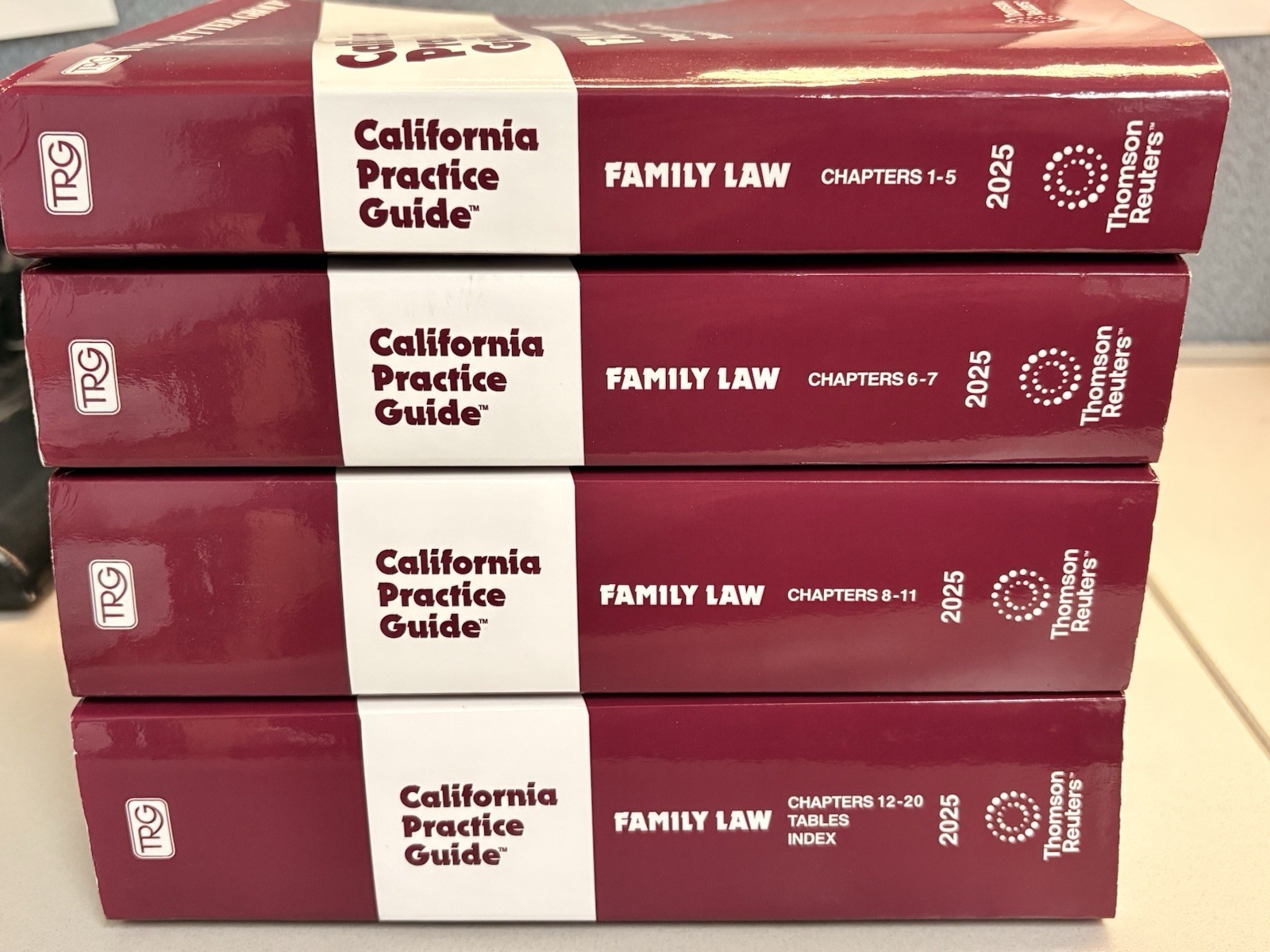 FULL SET CA Practice Guide: TRG Family Law 2025 Update Softcover Set Ch 1-20