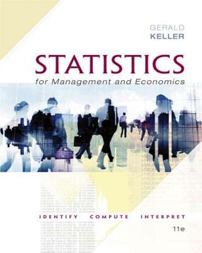 Statistics for Management and Economics (with Xlstat Bind-In) by Gerald Keller