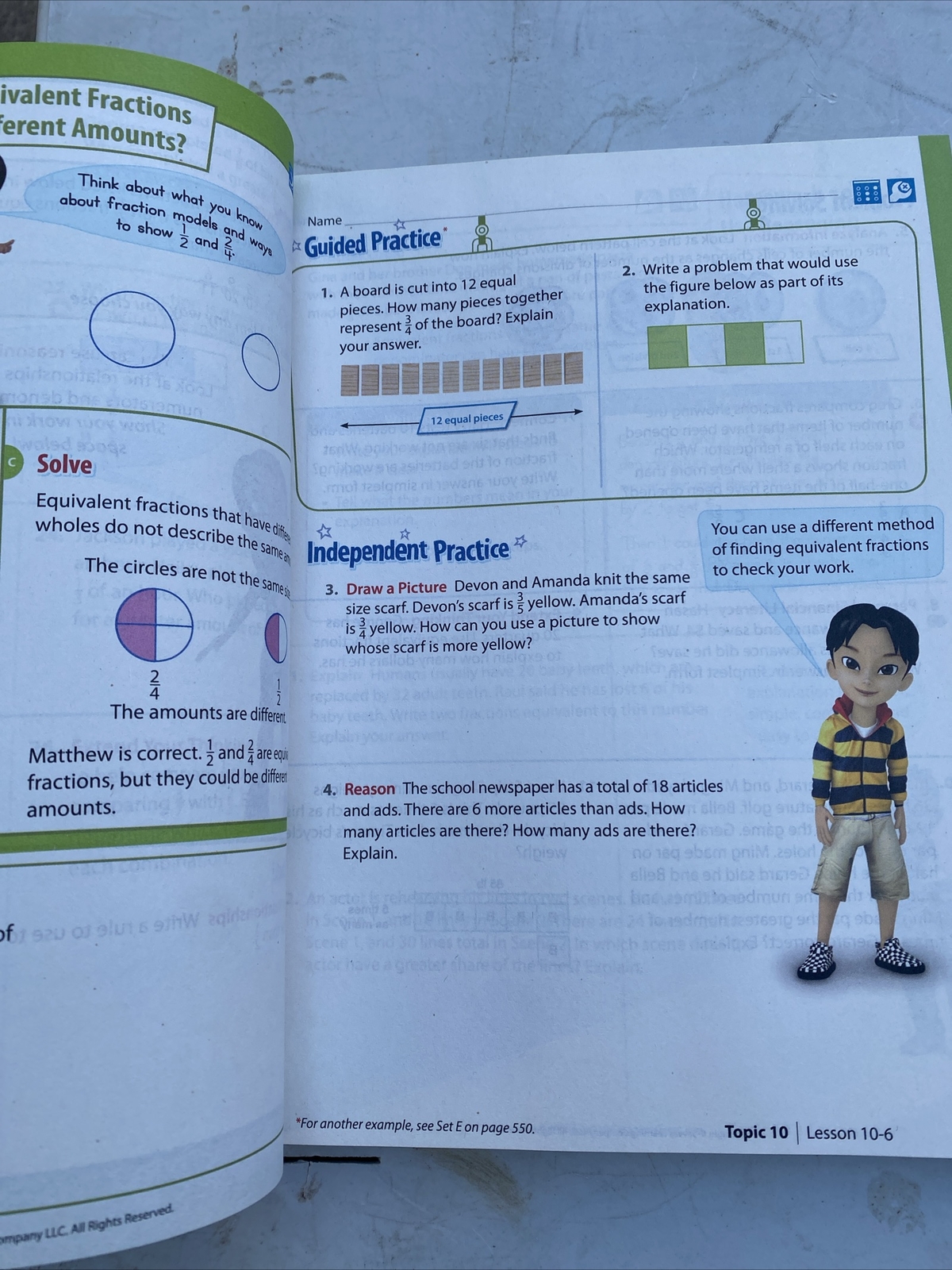 Envision Math 4th Grade Volume 1 and 2