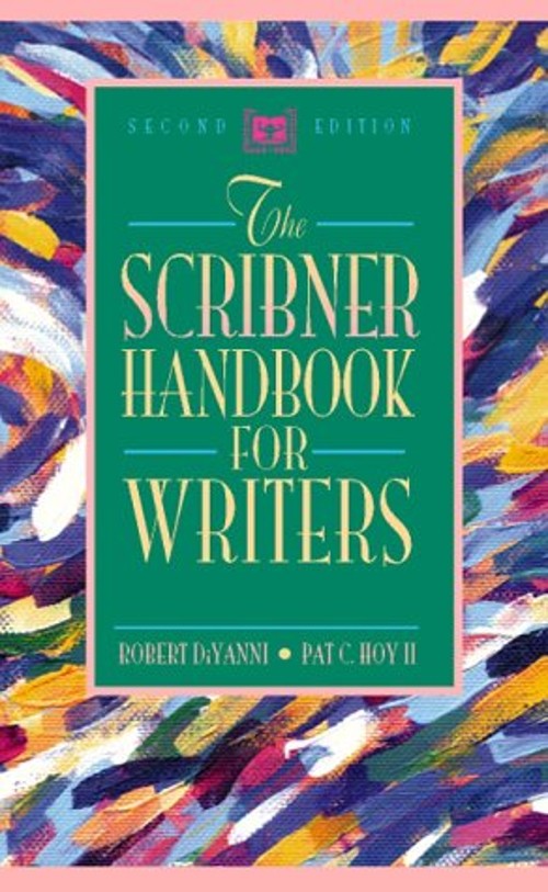The Scribner Handbook for Writers Hardcover Robert, Hoy, Patrick