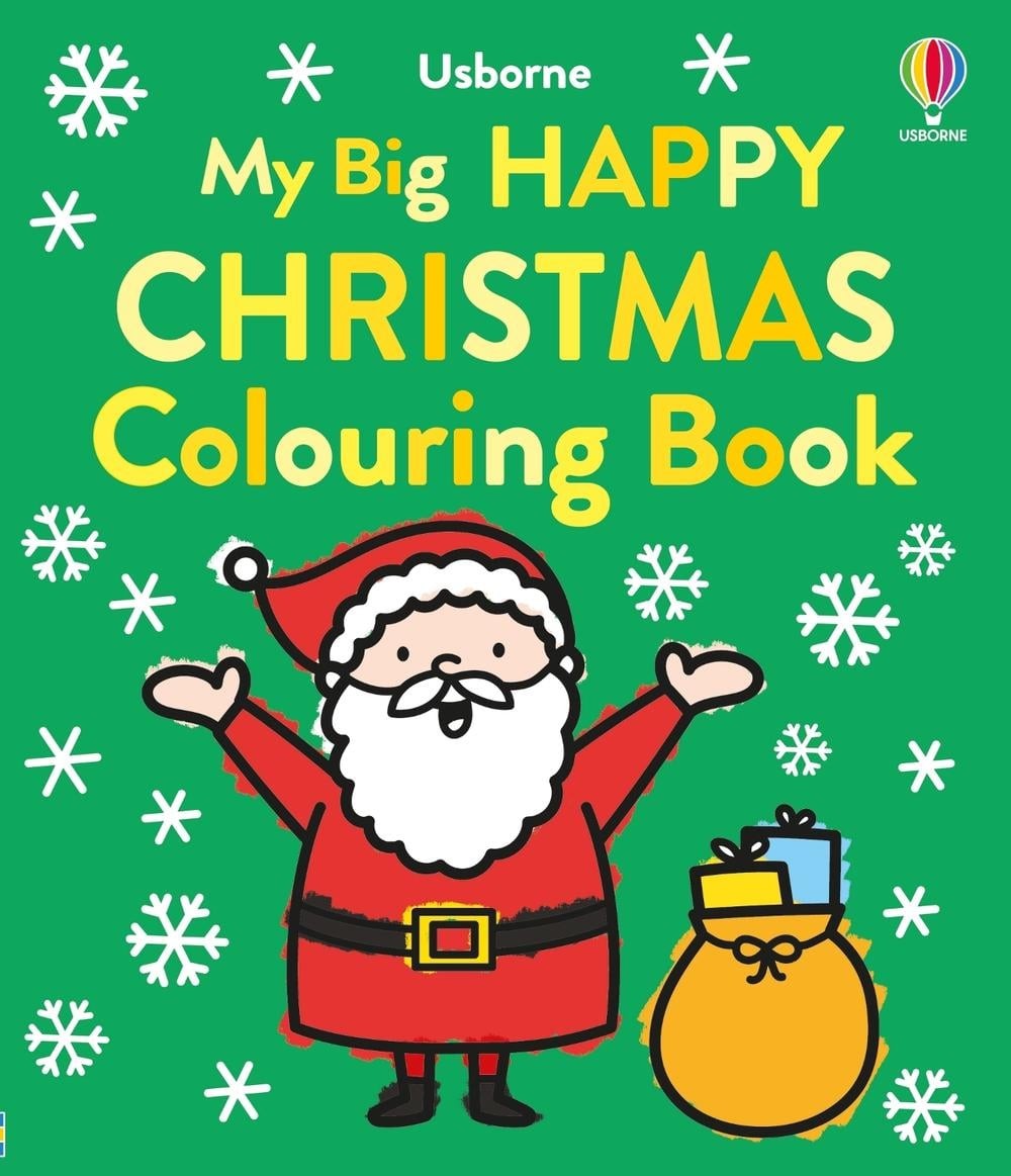 My Big Happy Christmas Colouring Book by Jenny Addison (English) Paperback Book
