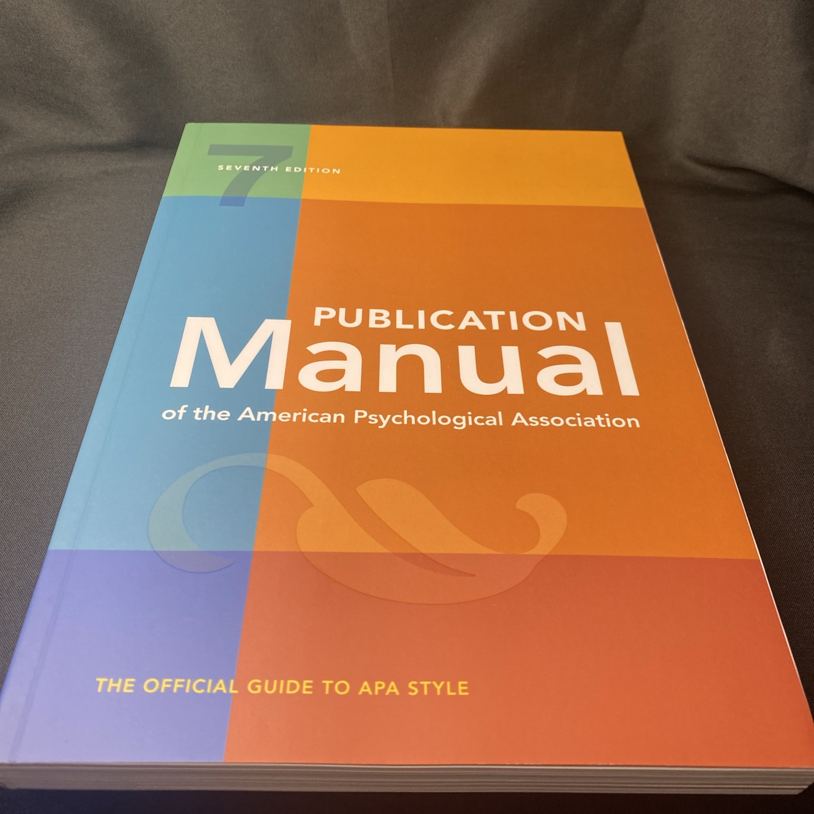 Publication Manual (OFFICIAL) 7th Edition of the American Psychological…