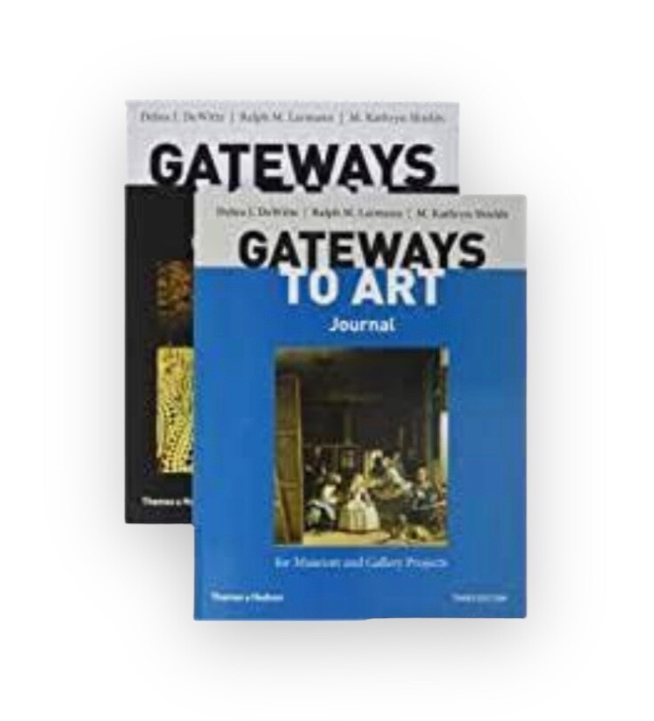 NEW 2 pc Gateways to Art Museum Textbook & Gallery Projects Journal 3rd Edition