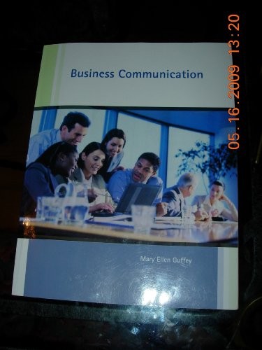 BUSINESS COMMUNICATION By Mary Ellen Guffey *Excellent Condition*