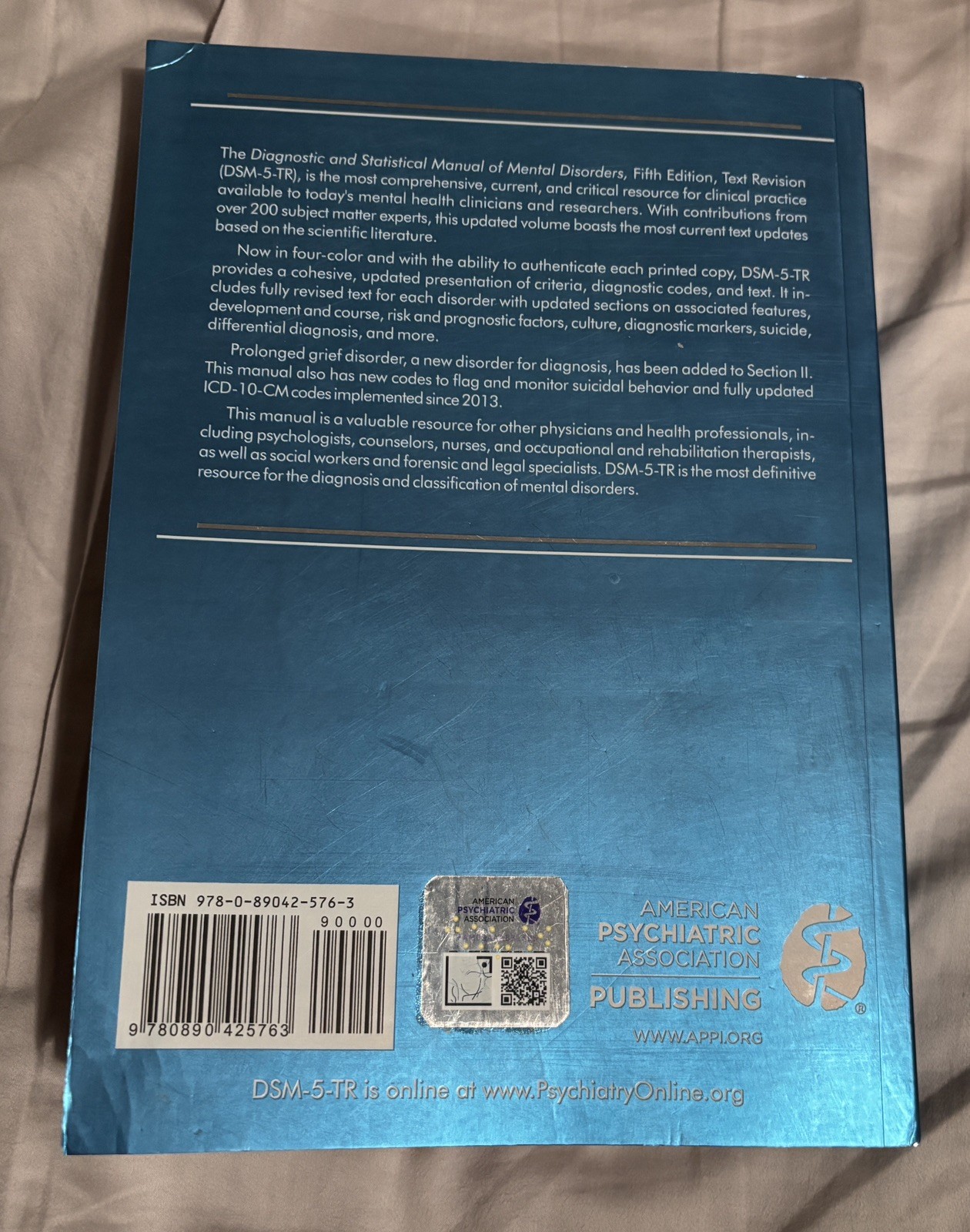 DSM-5-TR with labelling stickers