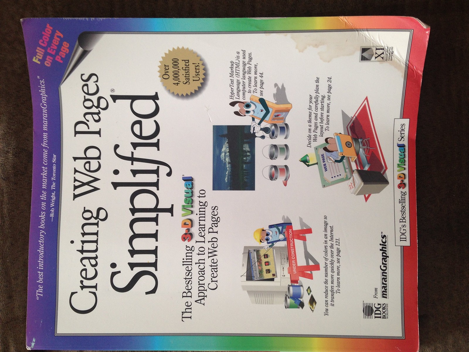 Creating Web Pages Simplified (3-D Visual Series)