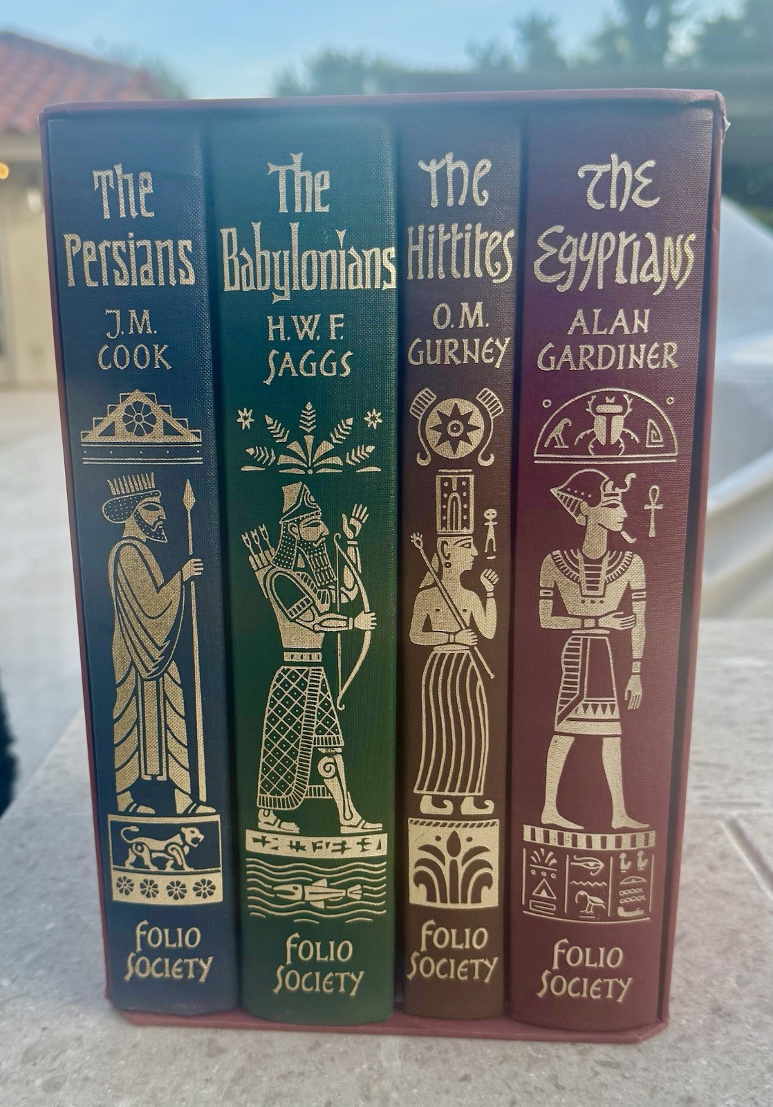Empires of the Ancient Near East Folio Society 2002 4 Volume Set In Slip Case VG